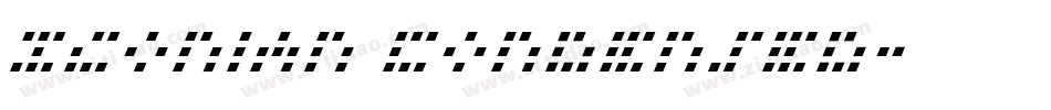 Iconian Condensed字体转换